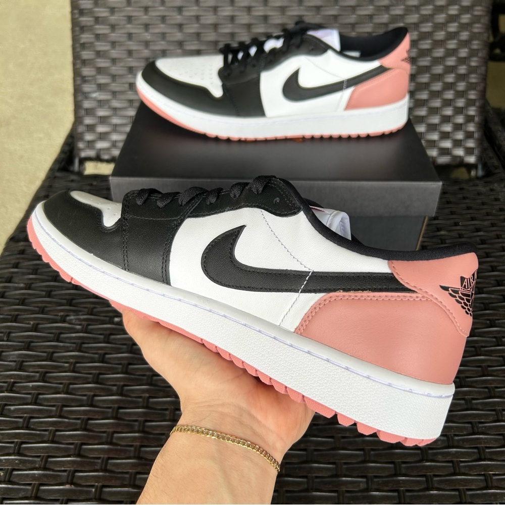AIR JORDAN 1 GOLF LOW RUST PINK Size 14 - Picture 4 of 5
